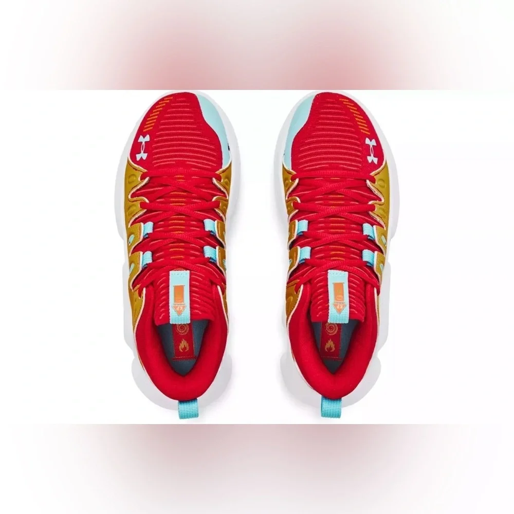 Under Armour Women's Flow Breakthru 4 ASG Basketball Shoes red/ white Size 9 NWB - Picture 4 of 9